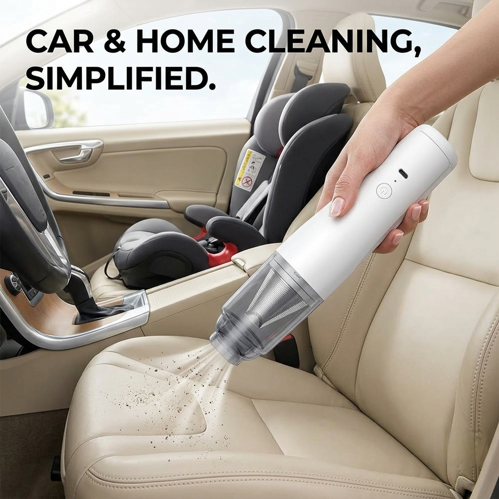 Multipurpose Cordless Rechargeable Mini Vacuum Cleaner Set