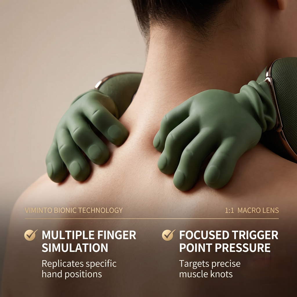 Rechargeable Neck and Shoulder Massager with Heat Therapy