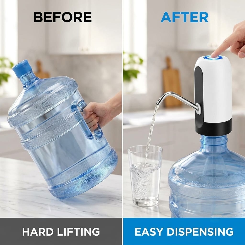 Automatic Wireless Water Can Dispenser Pump for 20 Litre Bottle Can