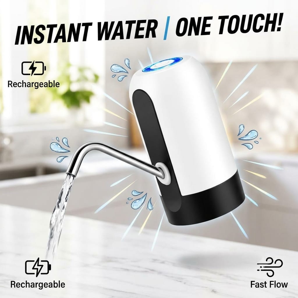 Automatic Wireless Water Can Dispenser Pump for 20 Litre Bottle Can